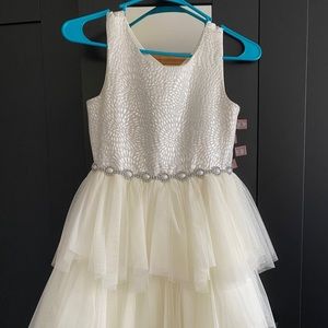 White kids dress